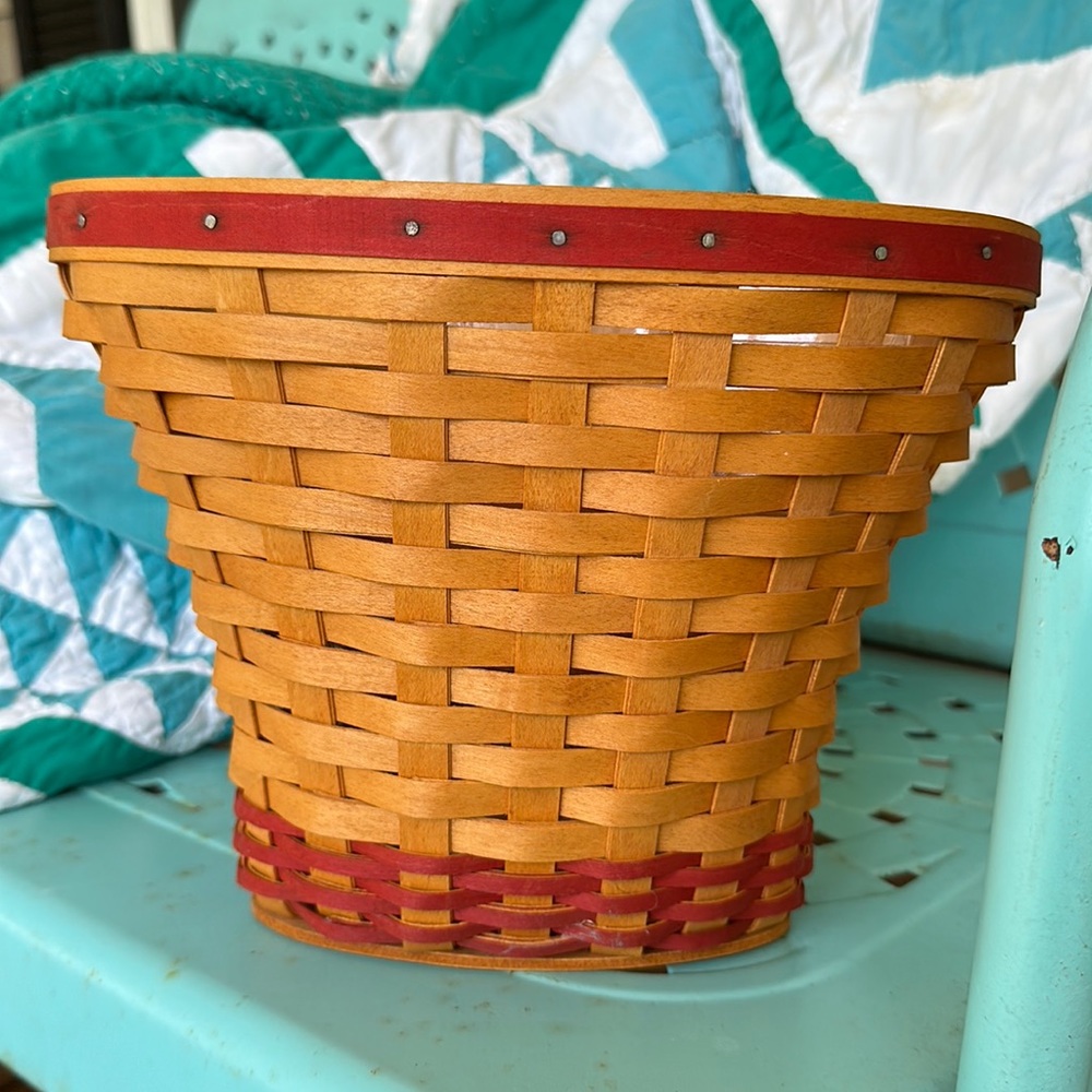 2002 Geranium May Longaberger Basket